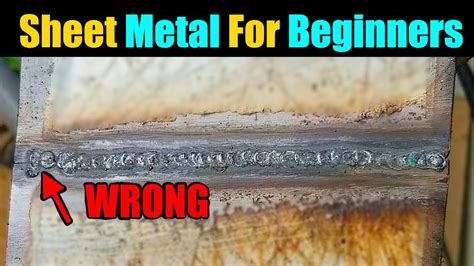 treated sheet metal and welded|sheet metal welding techniques.